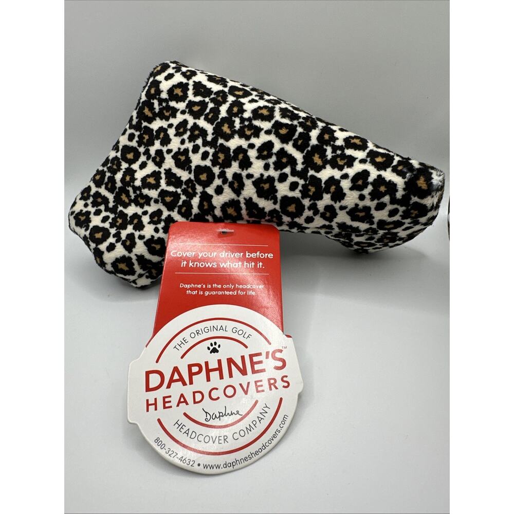 Daphne's Cheetah Golf Putter Cover Magnetic Closure Headcover BRAND NEW w/ TAGS!